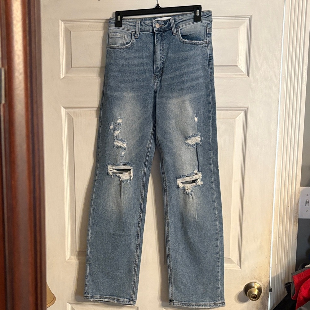 Distressed Blue Women's Jeans